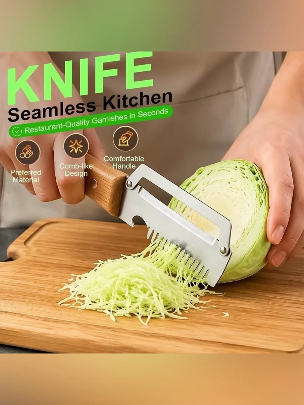 Multifunctional Vegetable Peeler and Julienne Peeler (1Pc)